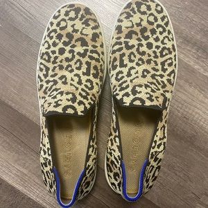 Rothy’s leopard print shoe- barely worn! Size 9.5